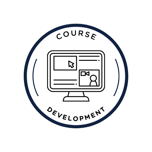 Two people talking and working at a computer.