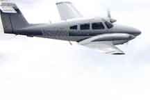 Piper Seminole aircraft flying
