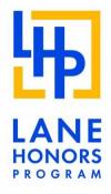 Lane honors program logo