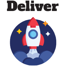 Rocket ship ready for delivery. Rocket ship icons created by Freepik - Flaticon.com