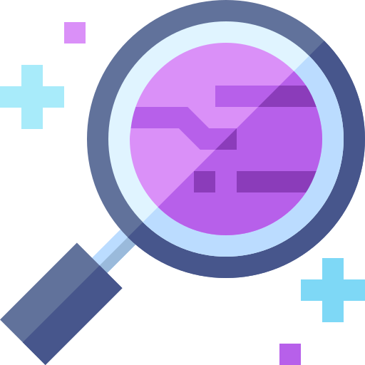 A magnifying glass for the discovery phase. Discovery icons created by Flaticon.com.