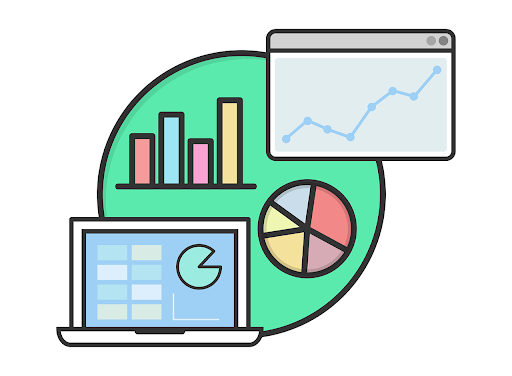 Icon of graphs and charts