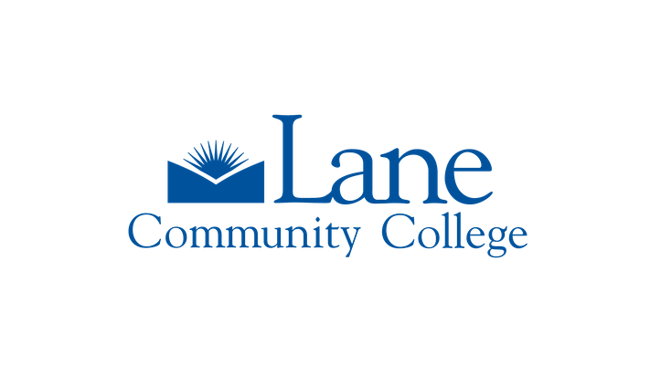 Official solid blue Lane Community College logo