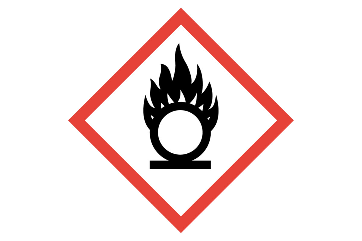GHS Flame Over Circle Symbol