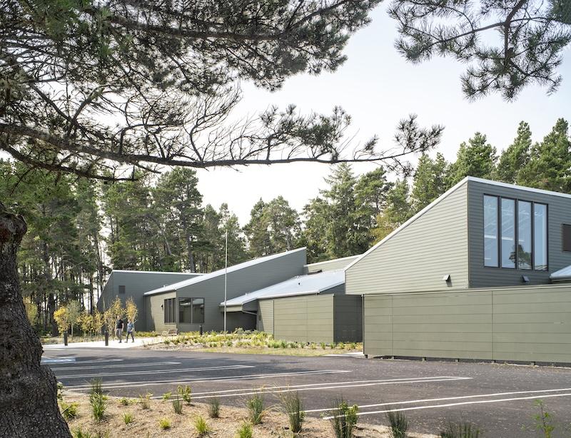 an architect's rendering of the new Florence Center remodel