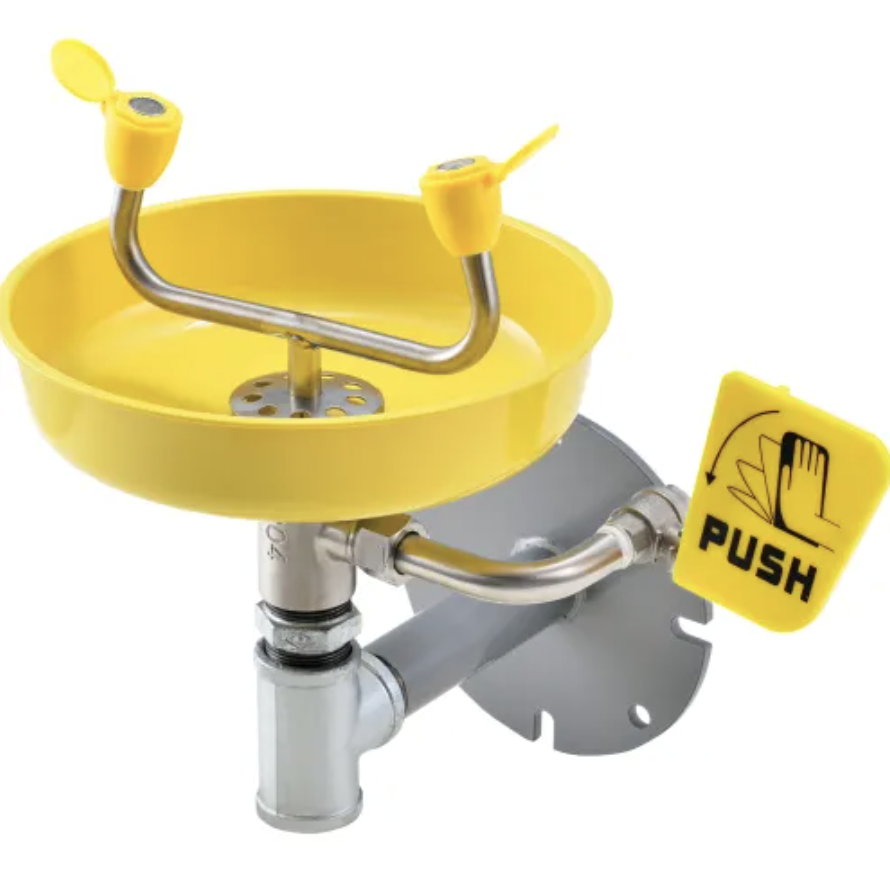 Plumbed eyewash station example image